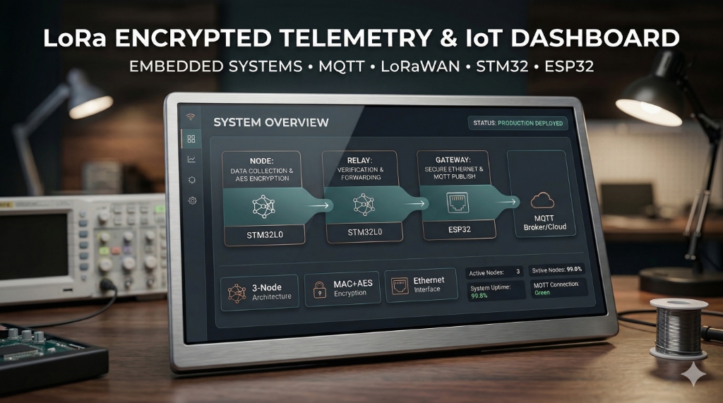 Encrypted LoRa Industrial Telemetry