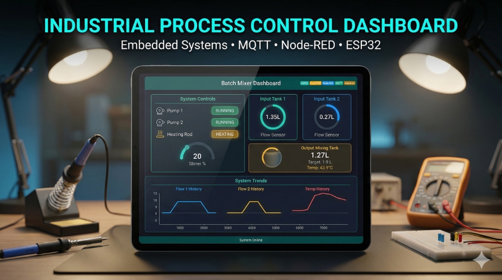 Industrial Batch Mixing Control System